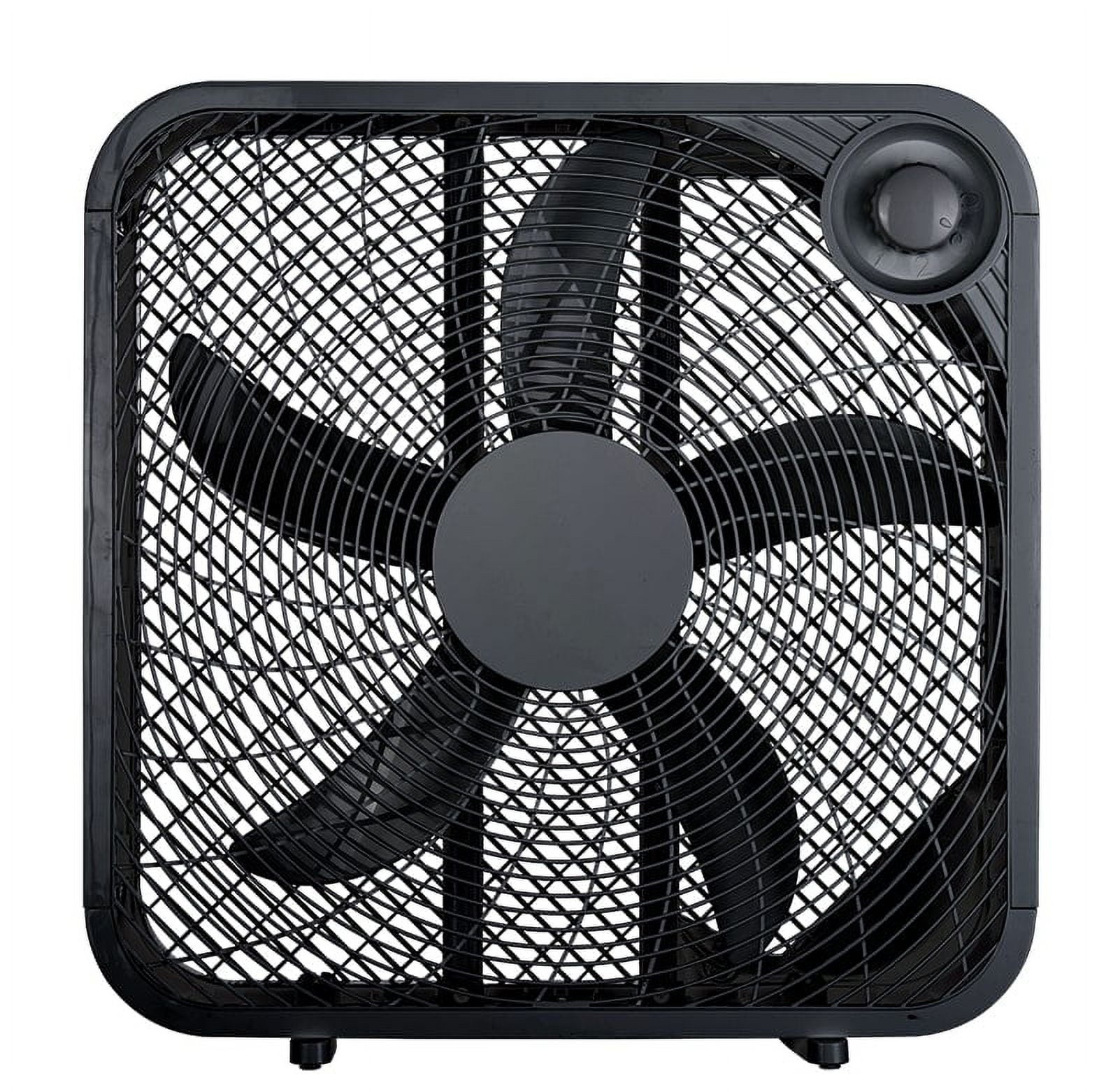 Mainstays 20-inch 3-Speed Box Fan, Black, FB50-16HBV