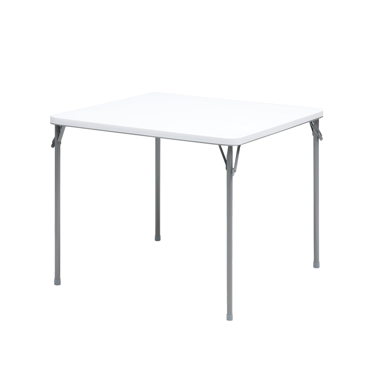 Mainstays 34" Fixed Table Top Folding Legs Card Table, White