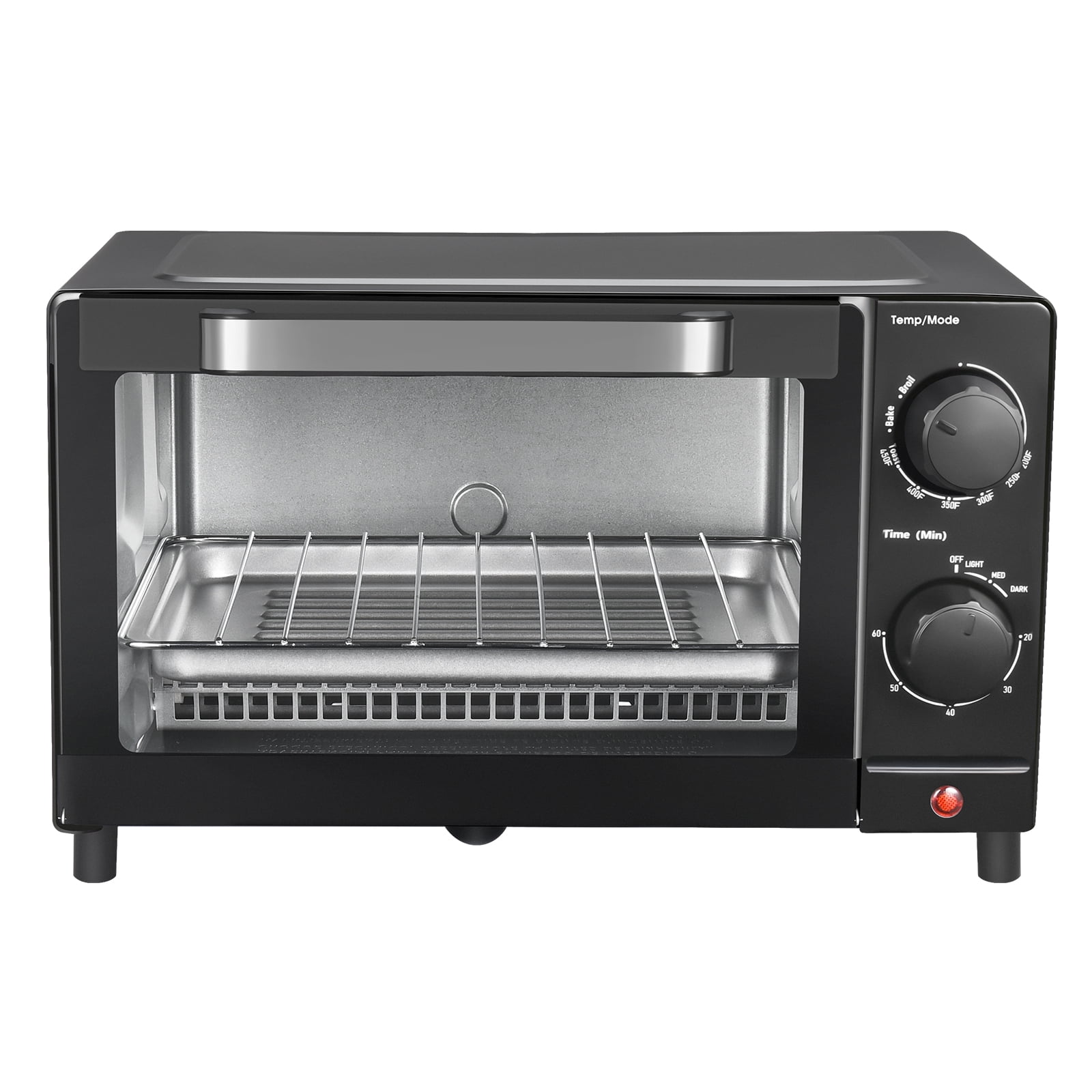 Mainstays 1050 W 4-Slice Toaster Oven with 3 Settings