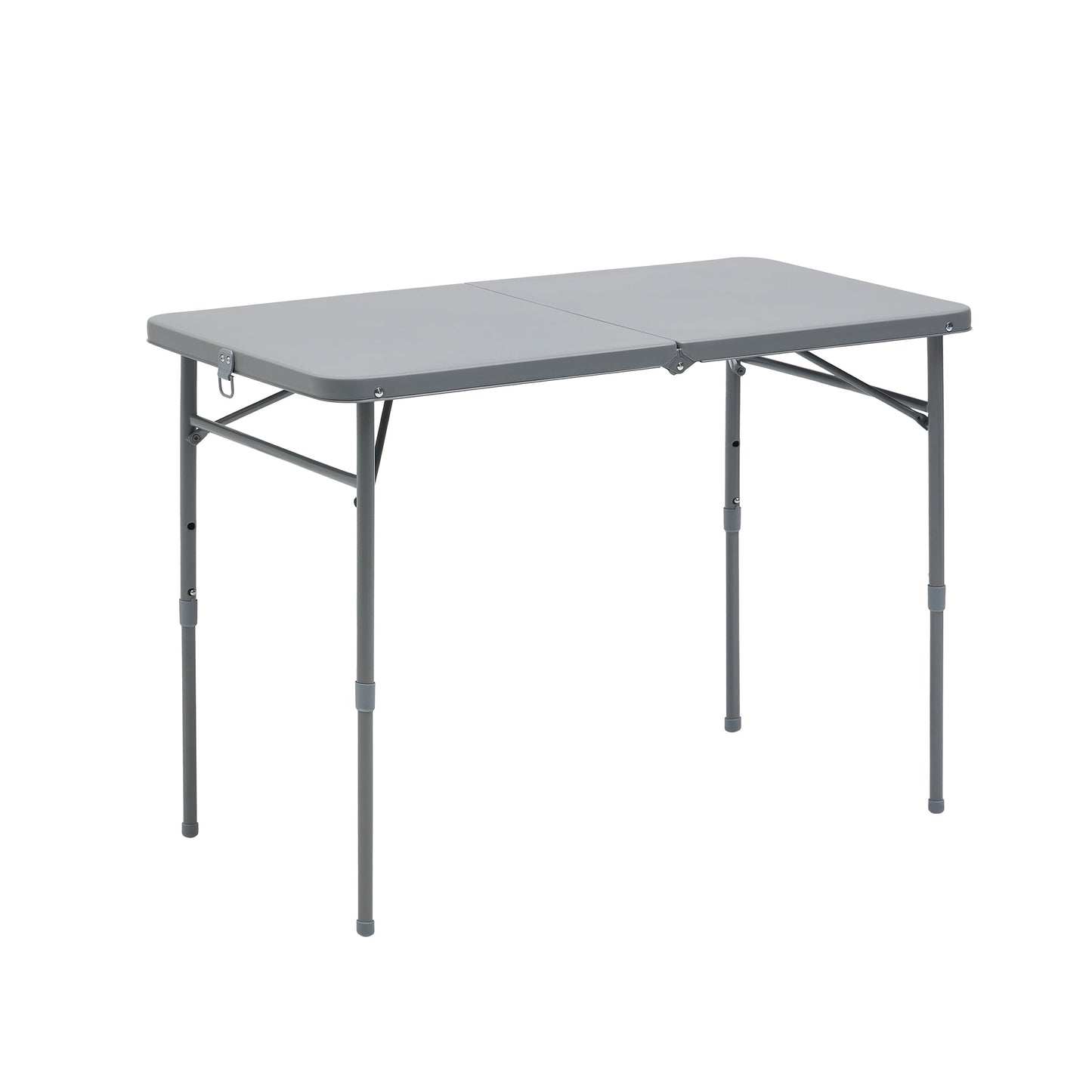 Mainstays 40" Adjustable Height Centerfold Folding Table, Gray