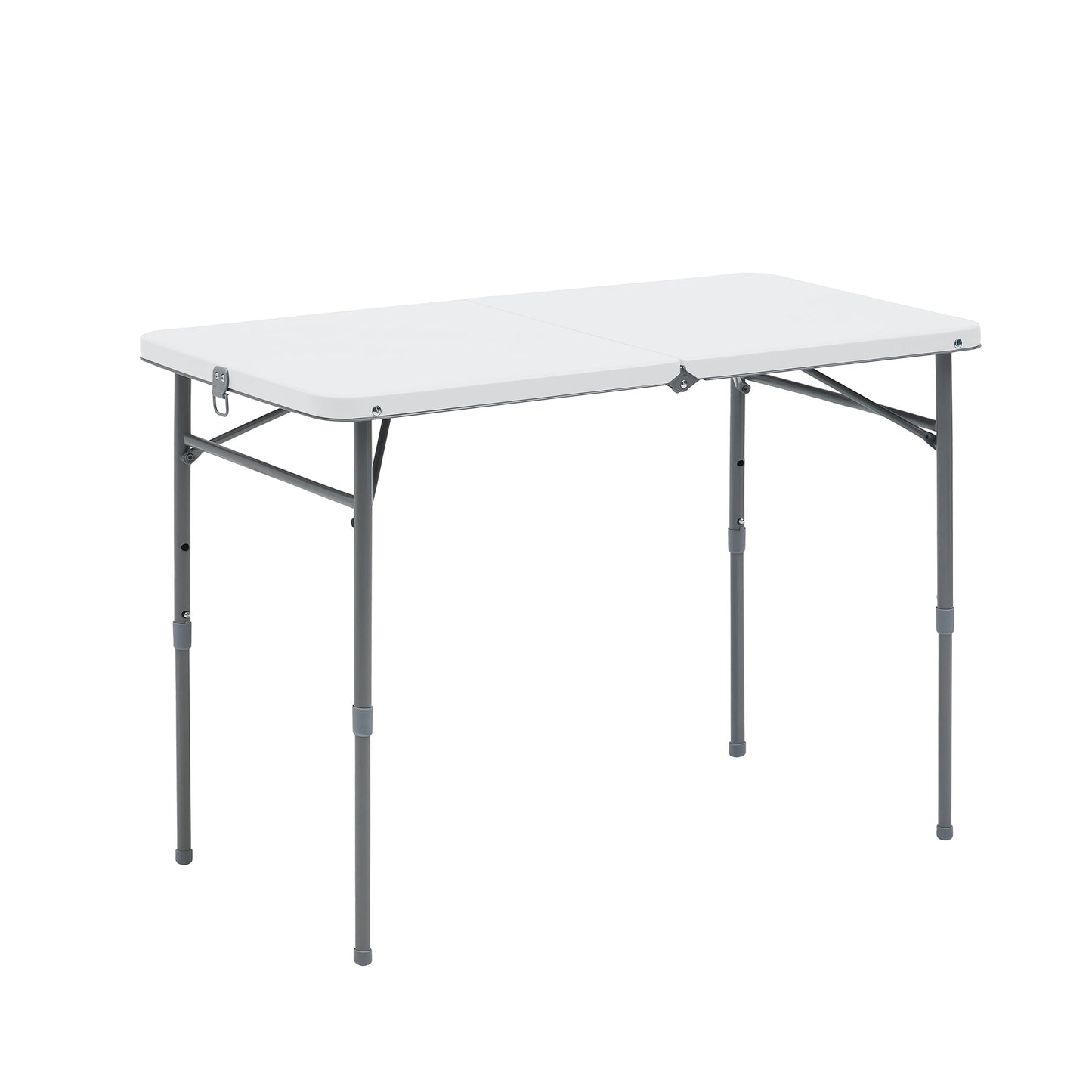 Mainstays 40" Adjustable Height Centerfold Folding Table, White