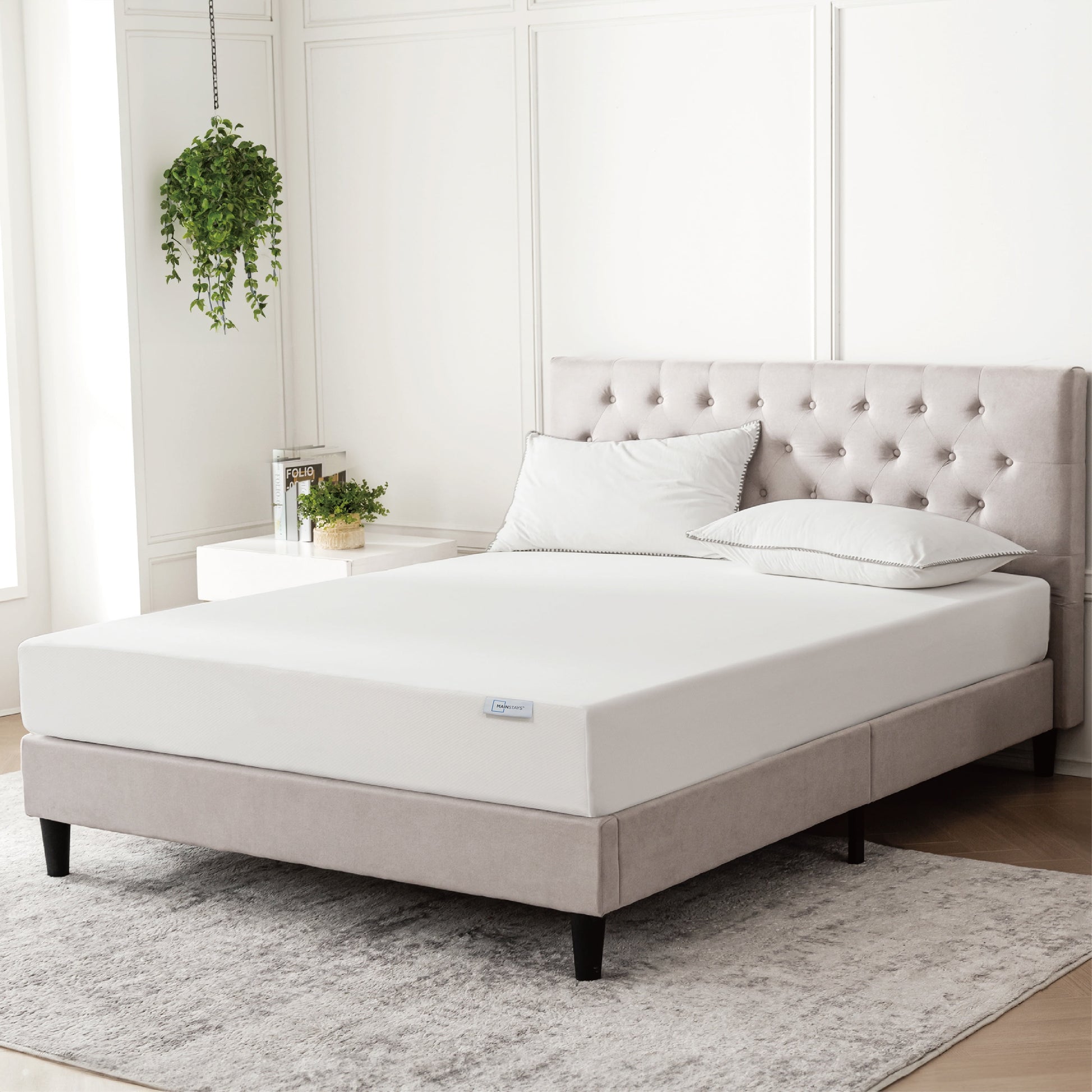 Mainstays 8â€ Medium Firm Memory Foam Mattress, Twin