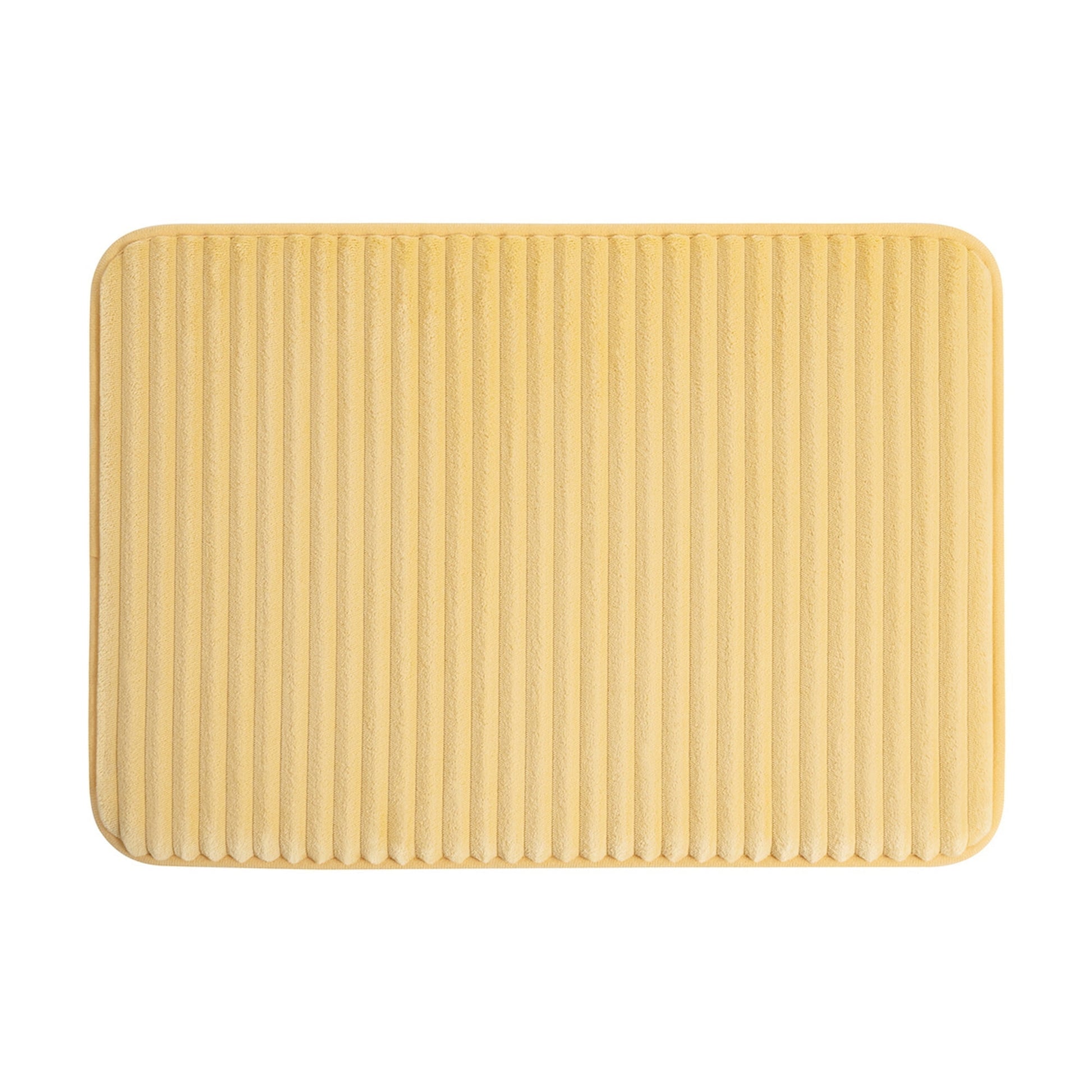 Mainstays Golden Curry 2-Piece Performance Foam 20"x 32" Bath Rug Set
