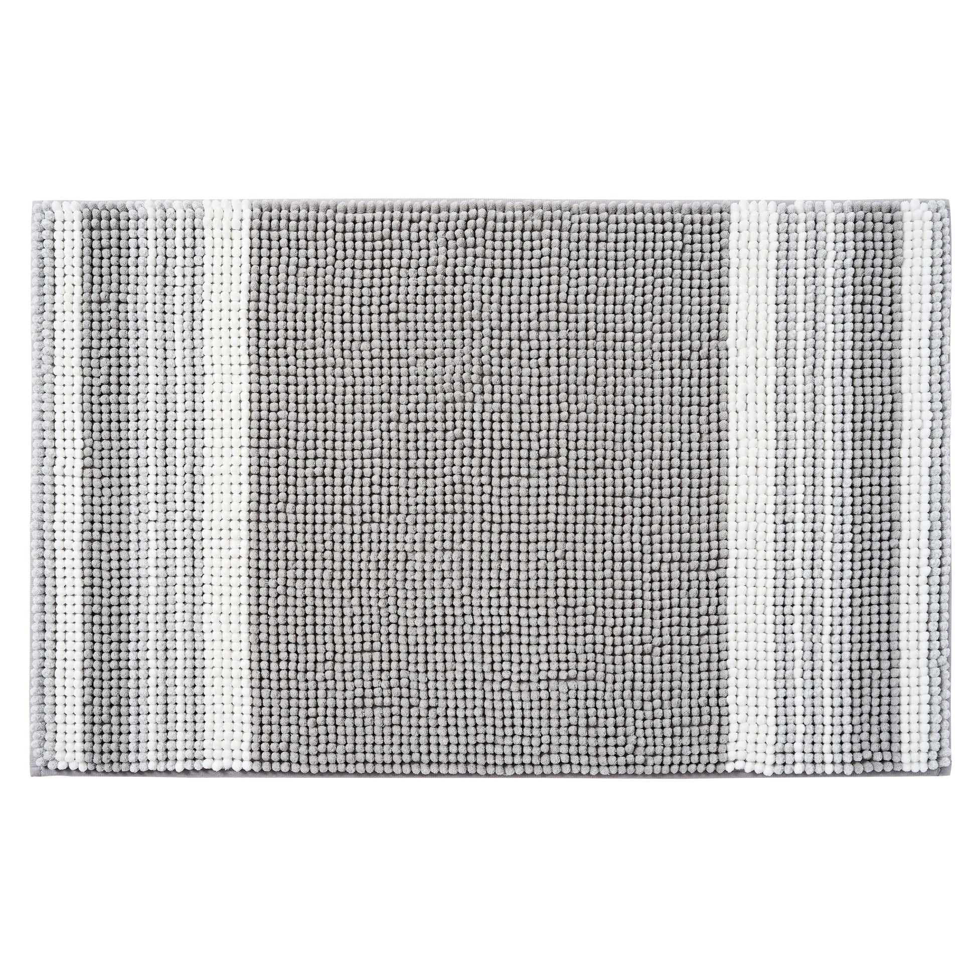 Mainstays Performance Foam Noodle Bath Rugs, 20"x32" Silver