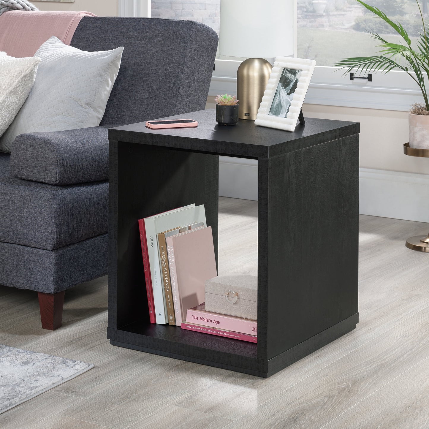 Mainstays Westley End Table, Warm Walnut Finish