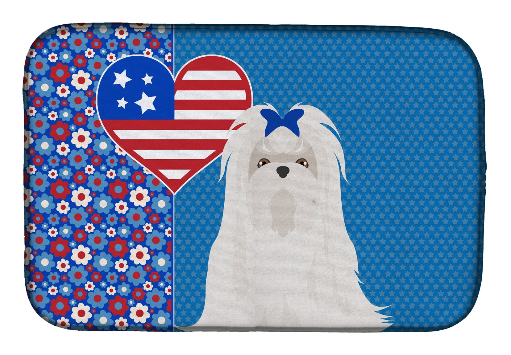 Maltese USA American Dish Drying Mat