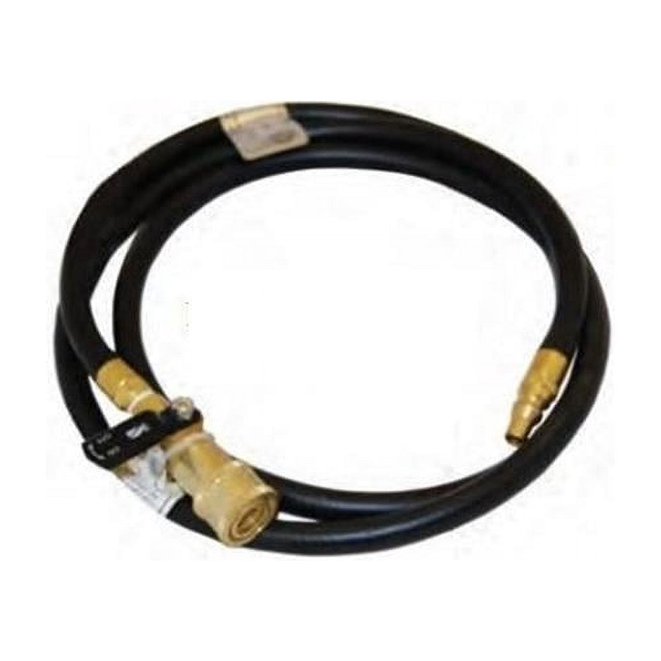 Marshall Excelsior Mer14Tcqdmp-72P Quick Disconnect Lp Hose 1/4 inch X 1/4 inch Marshall Excelsior MER14TCQDMP-72P Black