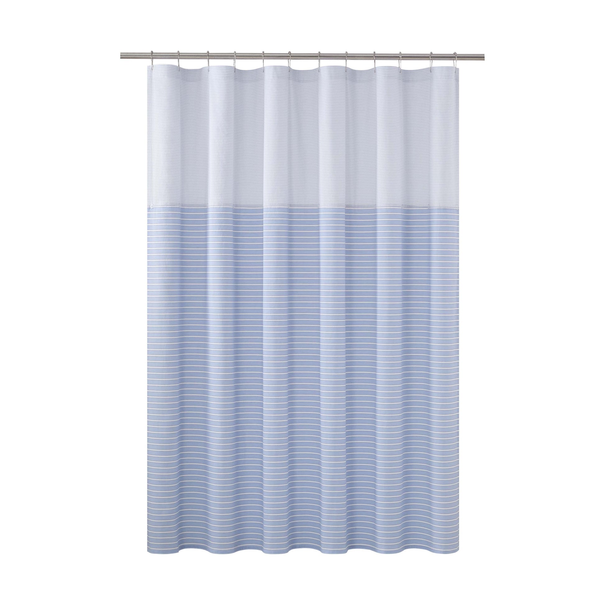 Martex Expression Crosby Shower Curtain, 72" x 72", Blue
