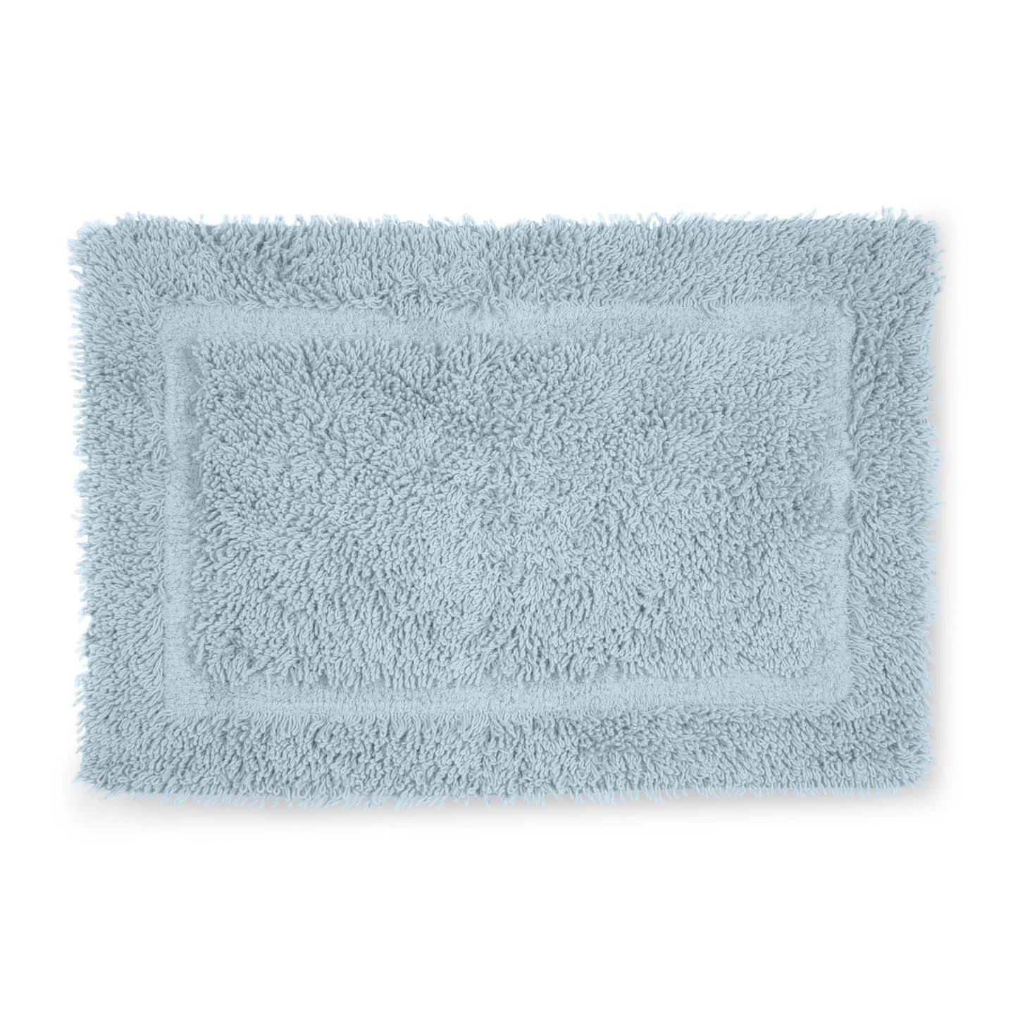 Martex Cotton Bath Rug | Ringspun Soft & Absorbent Non-Slip Quick-Dry Bathroom Mat | Aqua