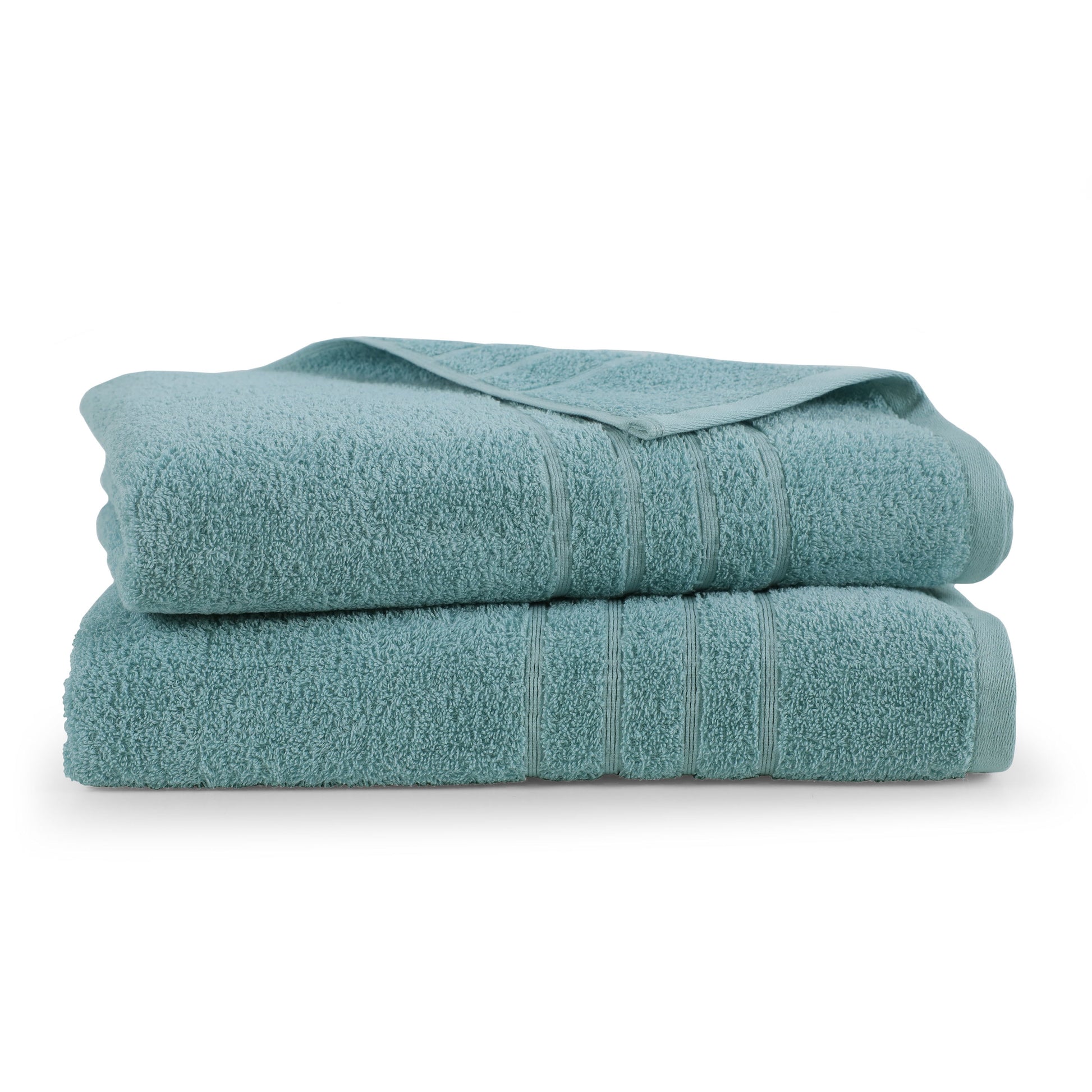 Martex 2-Pack Bath Sheet Set | 100% Cotton Extra Large 33" x 65" Towels | Mineral