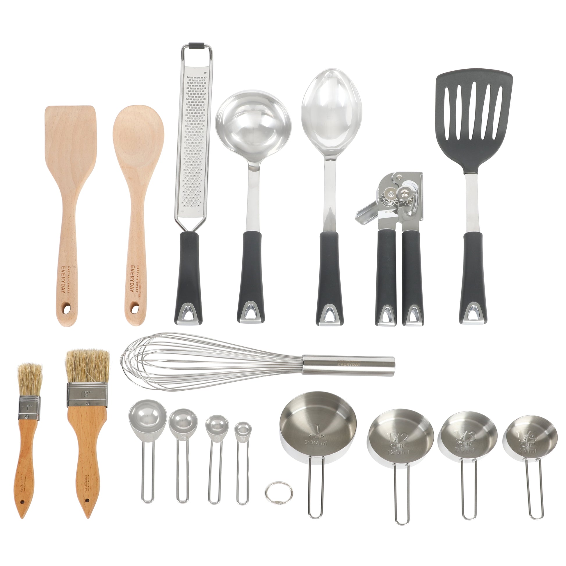 Martha Stewart Everyday 18-Piece Stainless Steel Gadget Set