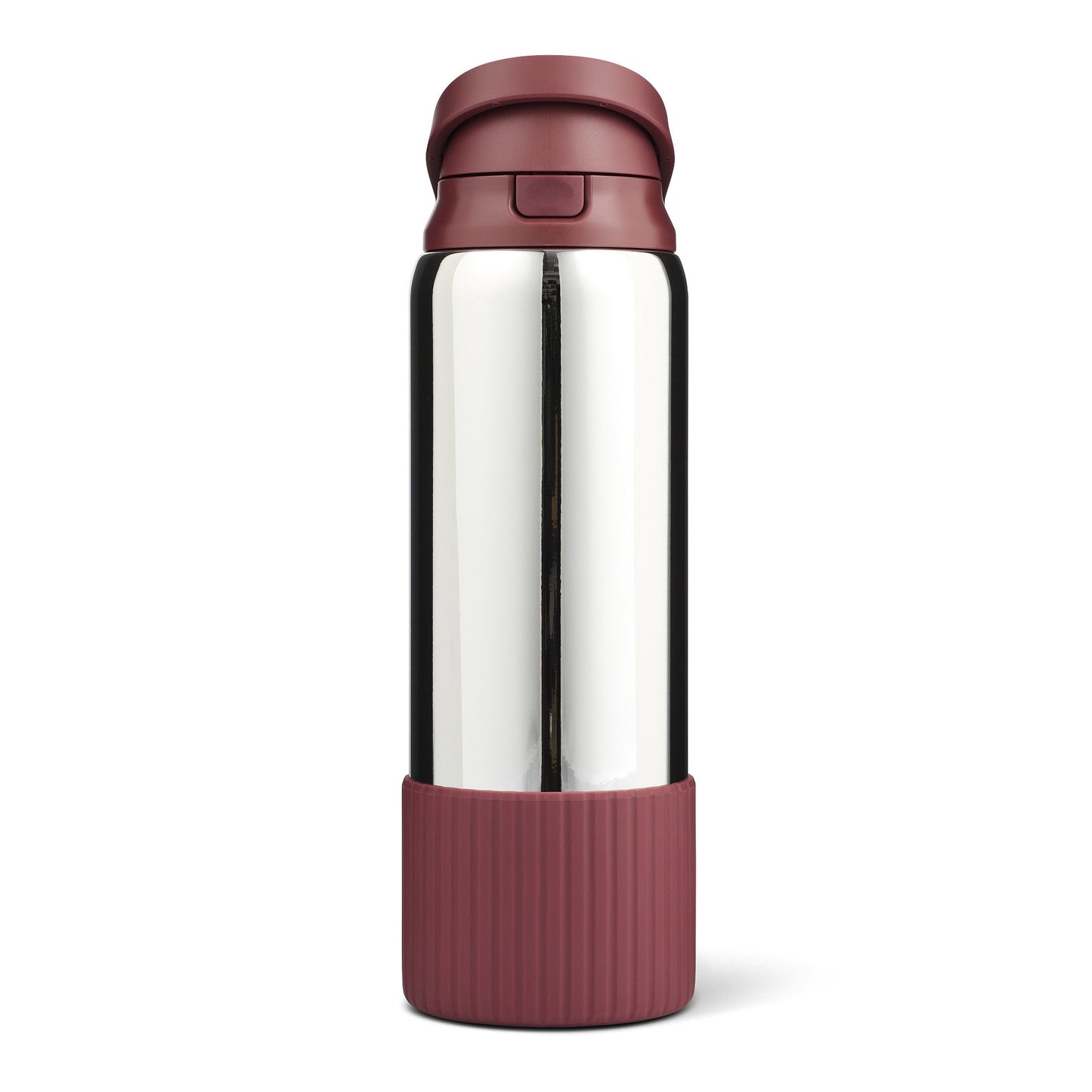 Mary Lawless Lee x TAL 32oz Stainless Steel 2-in-1 Straw and Chug Water Bottle with Push Lid and Strap, Stripes