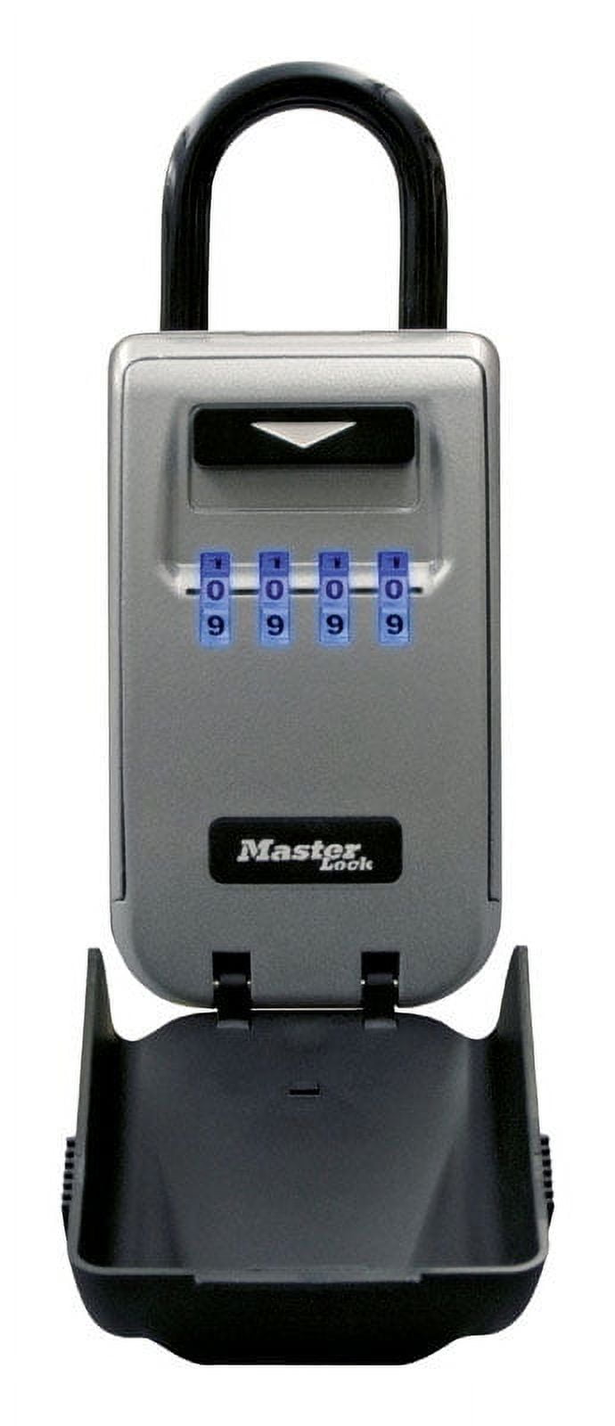 Master Lock Light-Up Dial Combination Portable Lock Box, 5424EC