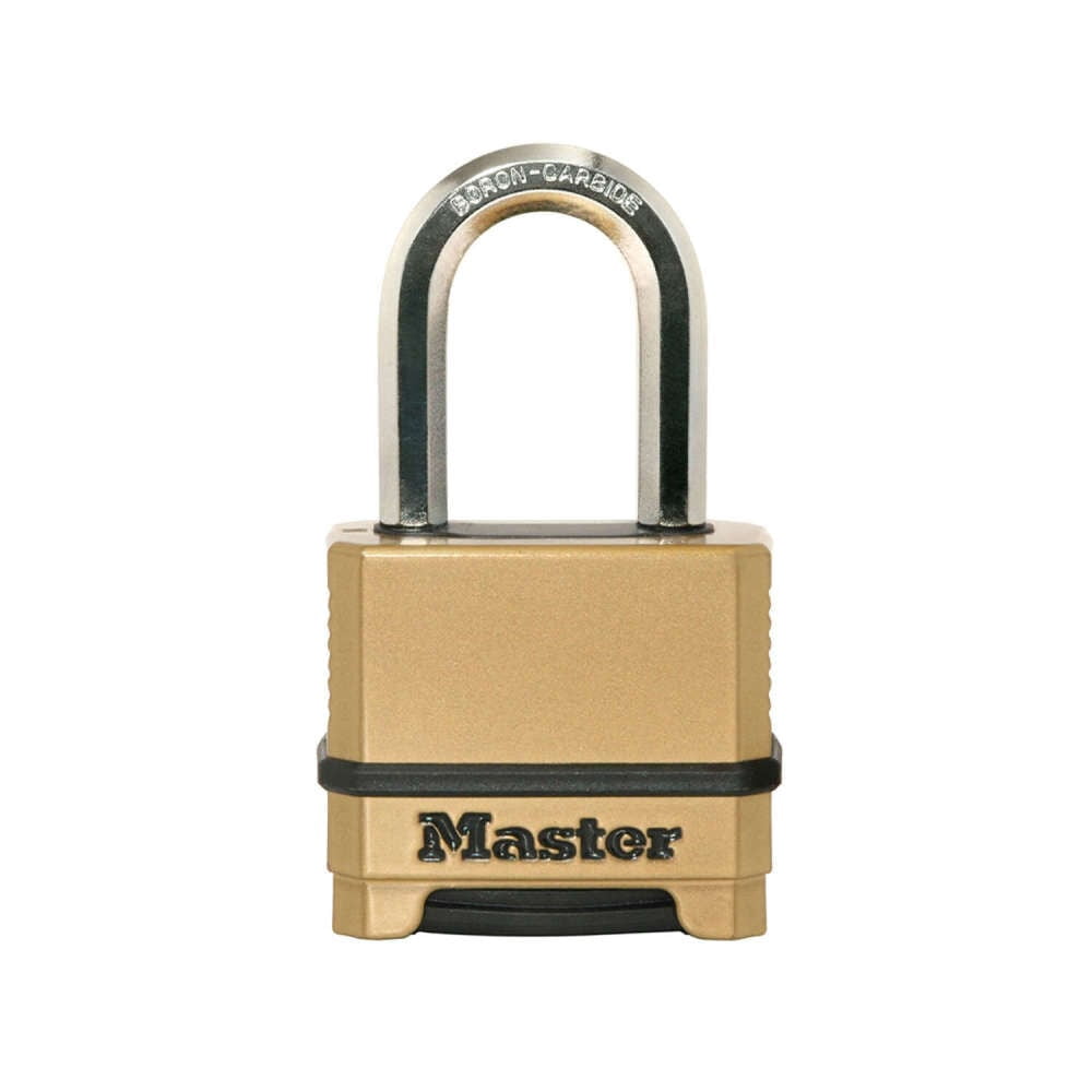 Master Lock Zinc 2in (51mm) Heavy Duty Outdoor Combination Padlock, 1-1/2in (38mm) Shackle