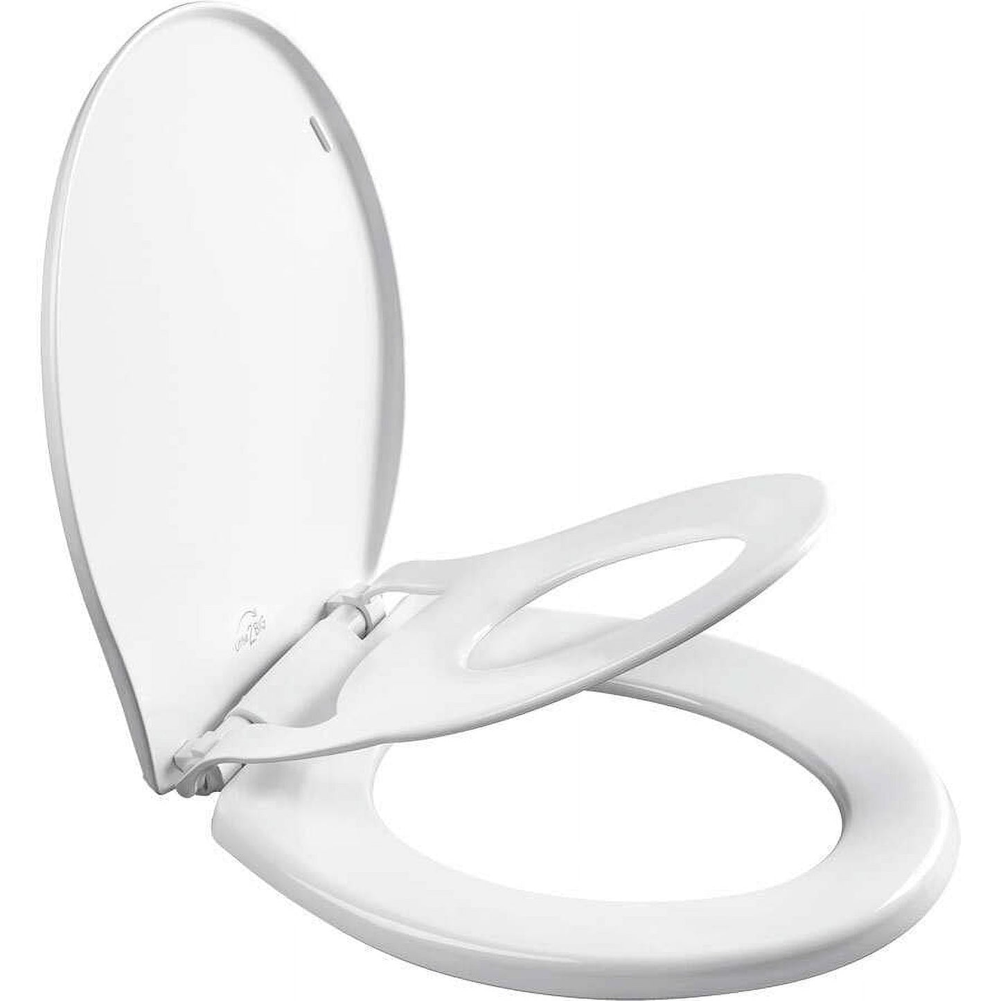 Mayfair Little2Big Round Plastic Potty Training Toilet Seat in White Never Loosens and Soft Close Hinge