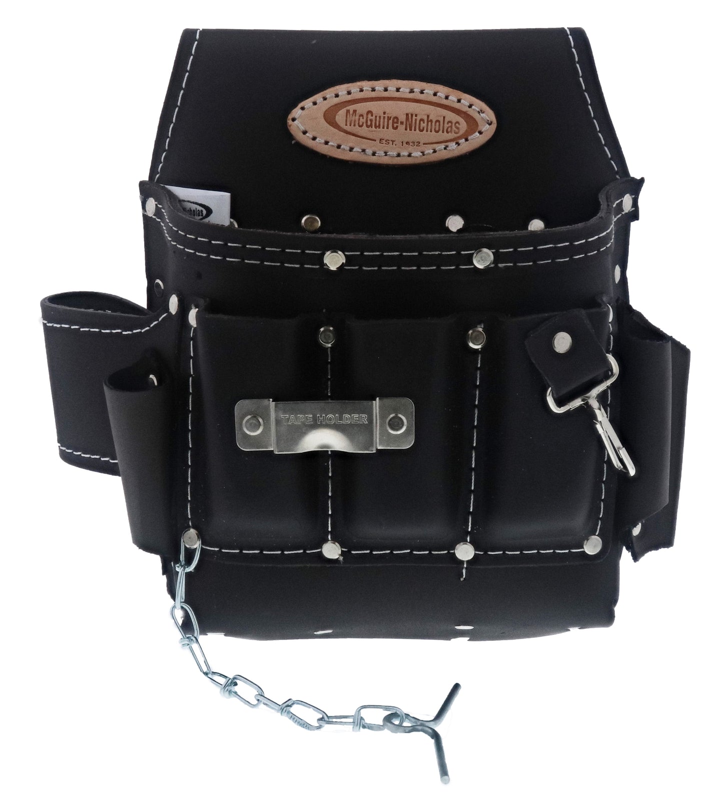 McGuire-Nicholas 12 Pkt. Electrician's Tool Pouch, Oil Tanned Leather 526-CC