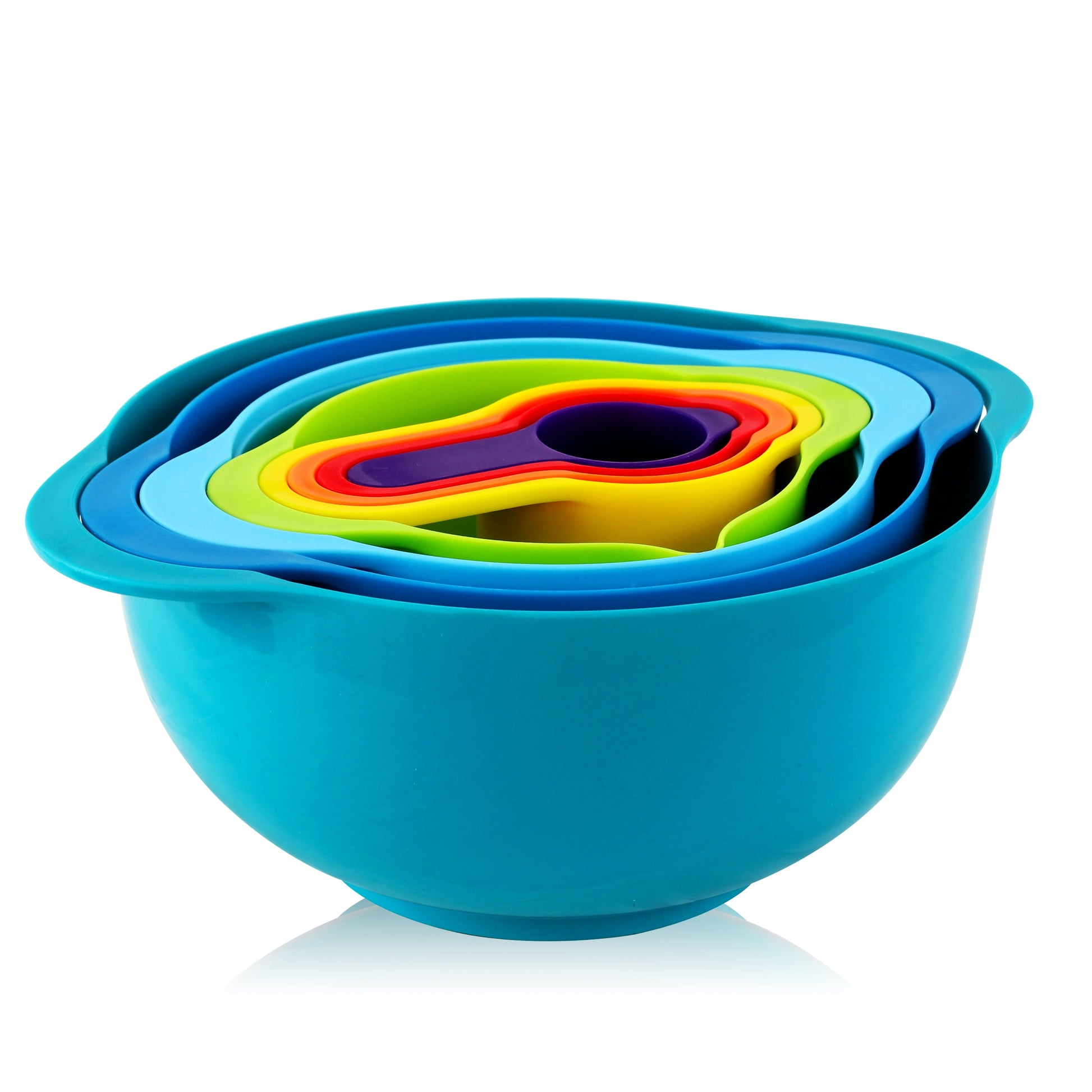 MegaChef Stackable Mixing Bowl and Measuring Cup Set