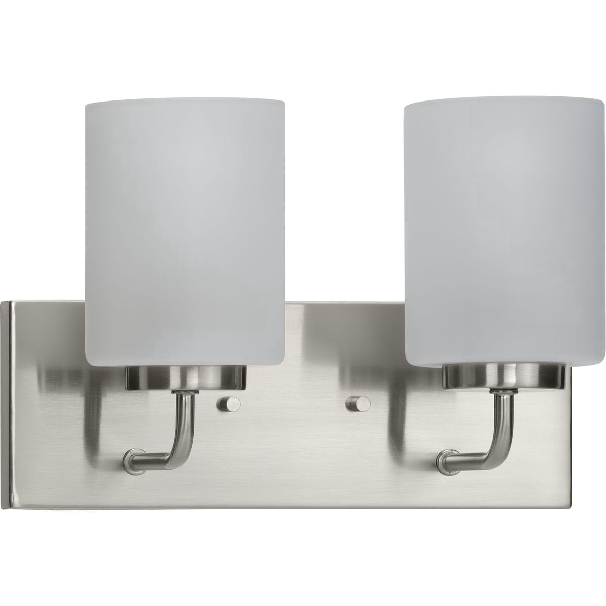 Merry Collection Two-Light Etched Glass Bath Vanity Wall Light