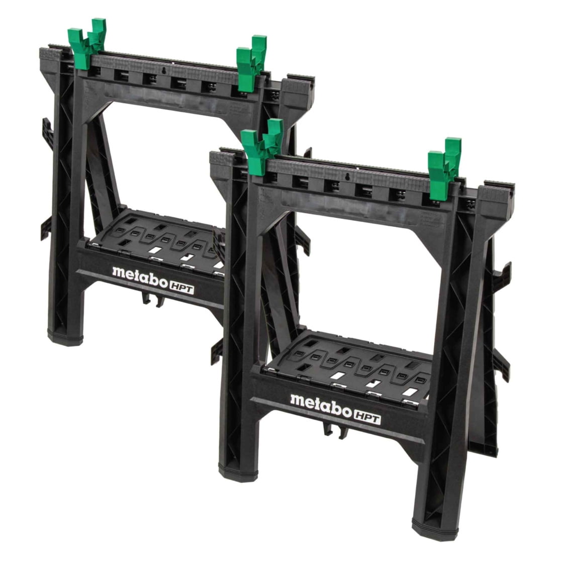 Metabo HPT Folding Saw Horses 2-Pack, 1,200 lbs, 115772M