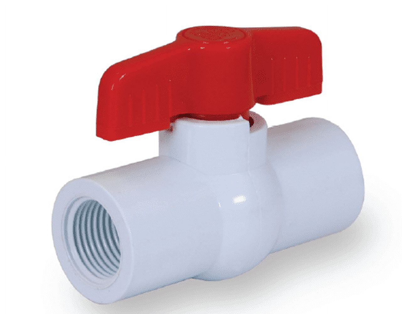 Midline Valve PVC Union Coupling Pipe Fitting; 4'' Solvent Connections; White Plastic