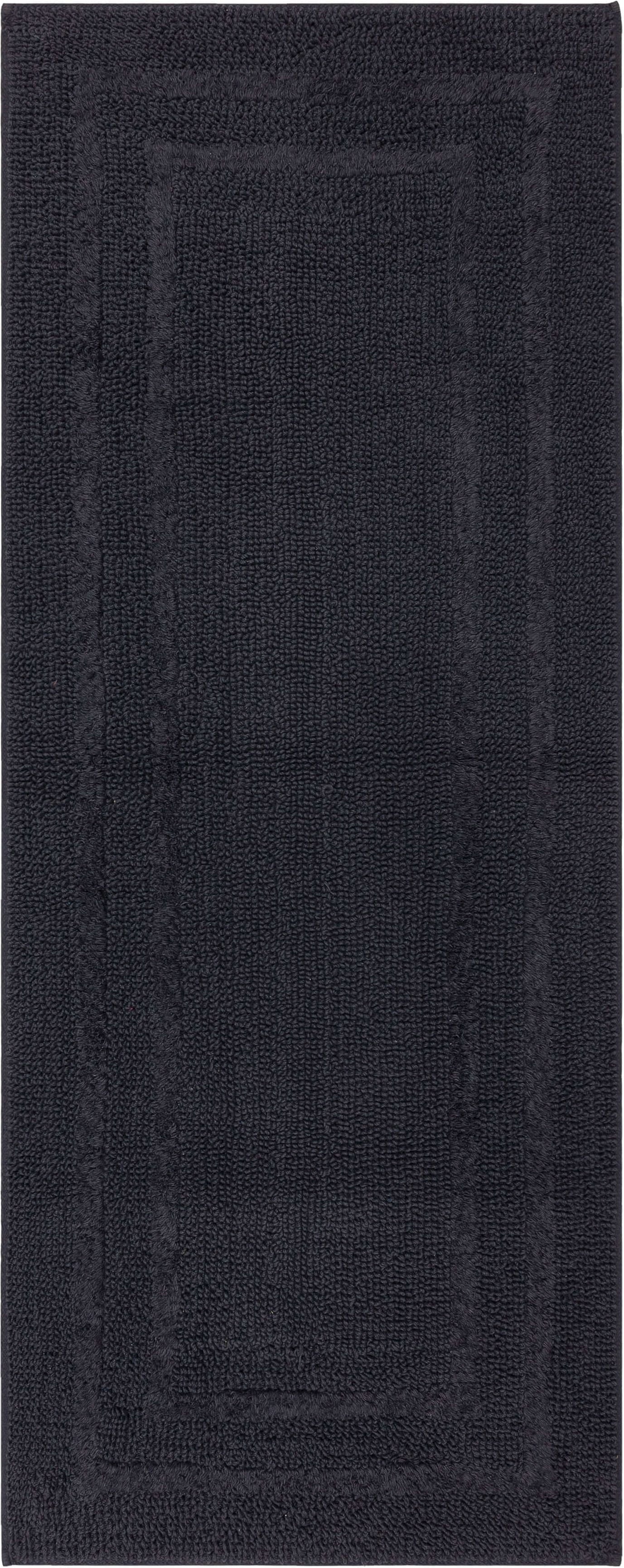 Mohawk Cotton Bath Mat Soft Absorbent Quick Dry Machine Washable Bathroom Mat, Charcoal, 24" x 60"