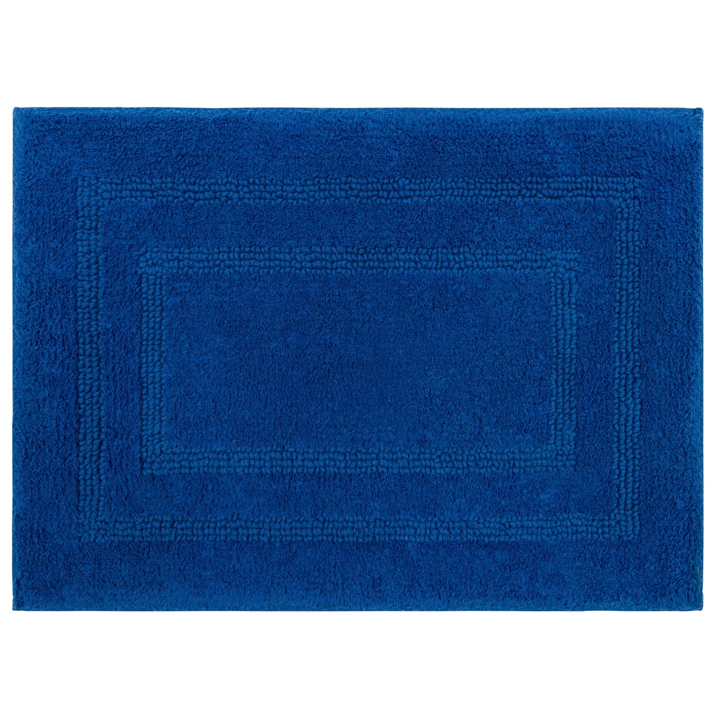 Mohawk Cotton Bath Mat Soft Absorbent Quick Dry Machine Washable Bathroom Mat, Cobalt, 17" x 24"