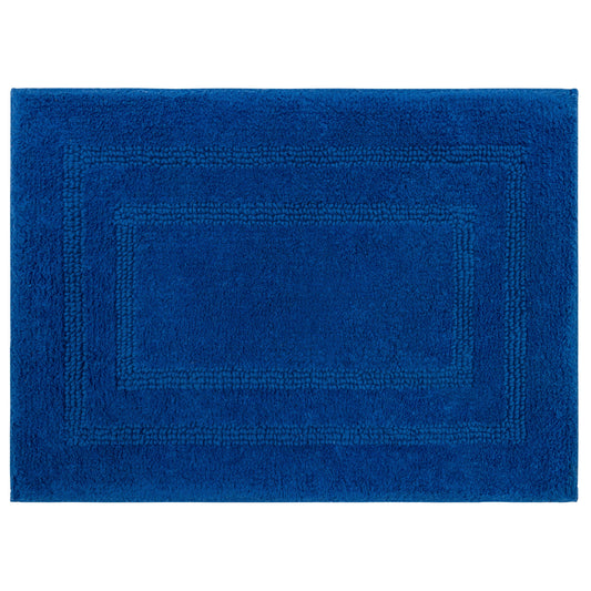 Mohawk Cotton Bath Mat Soft Absorbent Quick Dry Machine Washable Bathroom Mat, Cobalt, 21" x 34"