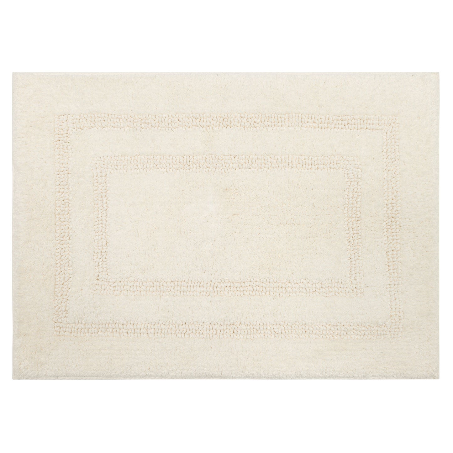 Mohawk Cotton Bath Mat Soft Absorbent Quick Dry Machine Washable Bathroom Mat, Natural, 27" x 45"