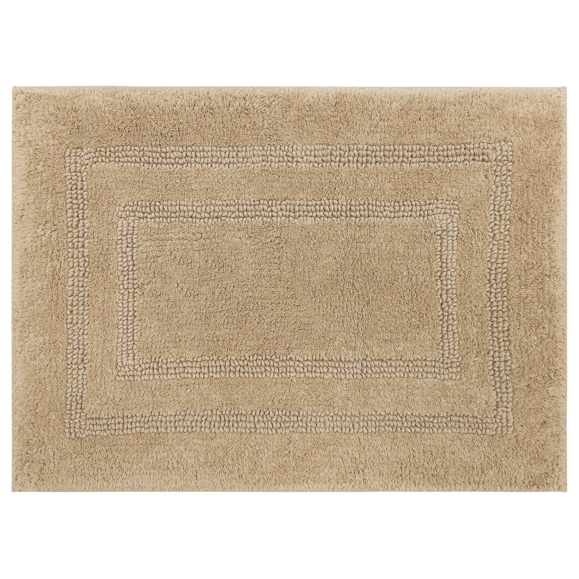 Mohawk Cotton Bath Mat Soft Absorbent Quick Dry Machine Washable Bathroom Mat, Taupe, 17" x 24"