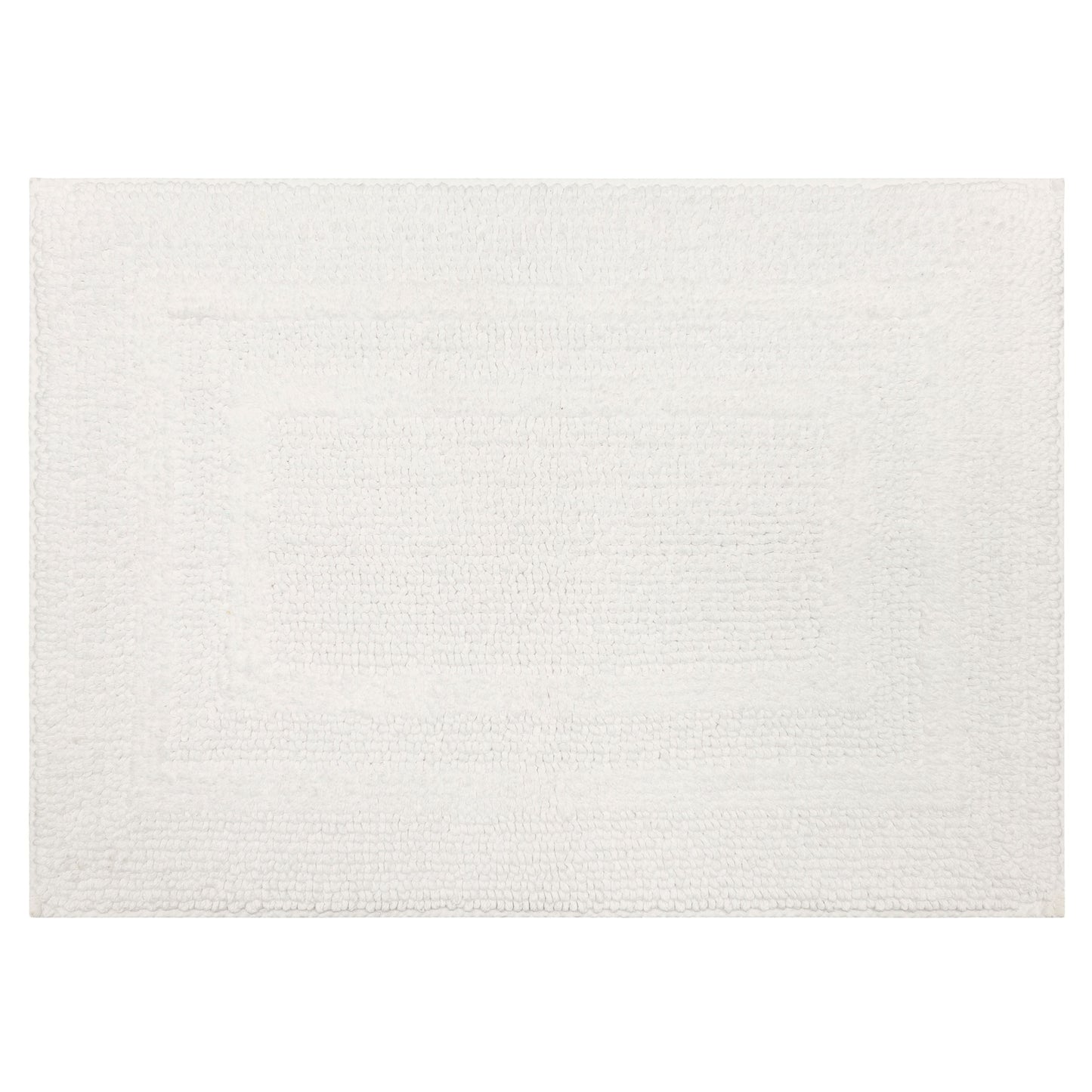 Mohawk Cotton Bath Mat Soft Absorbent Quick Dry Machine Washable Bathroom Mat, White, 21" x 34"