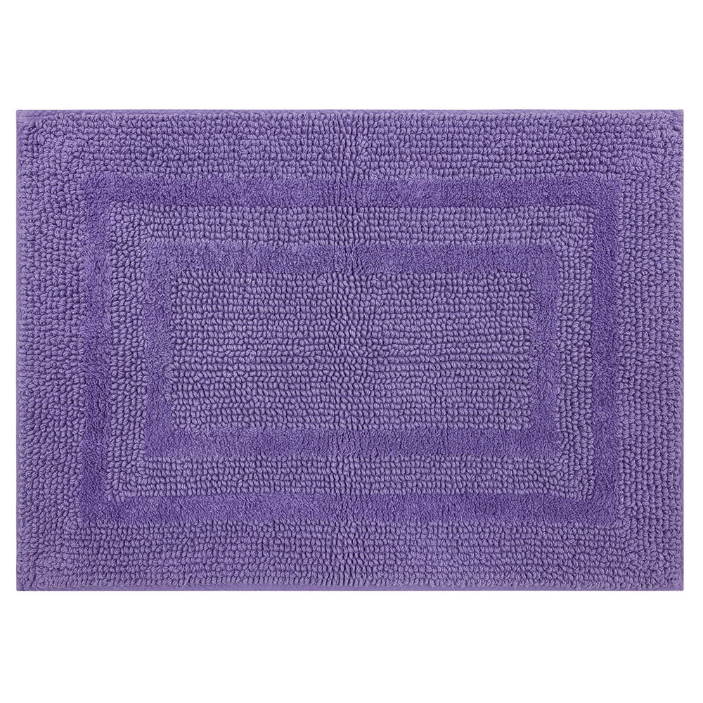 Mohawk Home Cotton Reversible Bath Mat, Fiesta Grape, 27" x 45"