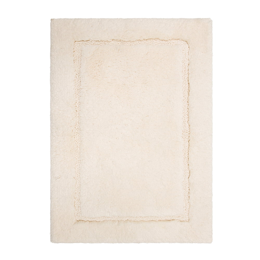 Mohawk Home Regency Plush Stain/Fade Resistant Non-Slip Machine Washable Bath Mat, Parchment, 2' x 5'
