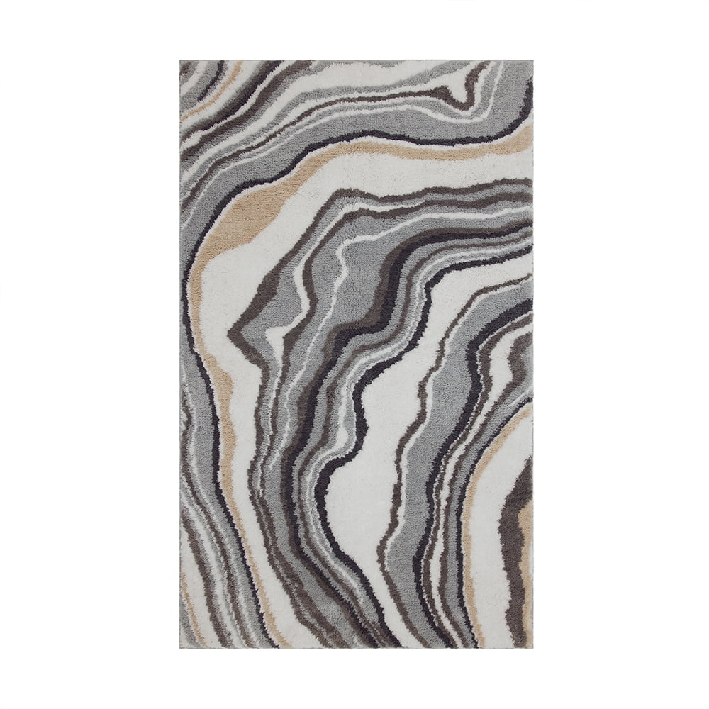 Mohawk Home Serpentine Bath Mat, Dove, 2' x 5'