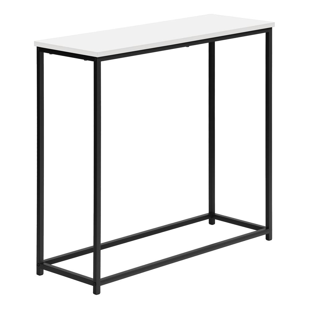 Monarch Specialties Accent Table, Console, Entryway, Narrow, Sofa, Bedroom, White Laminate