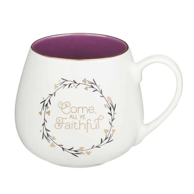 Mug Set 4pc Christmas Wreath, (Hardcover)