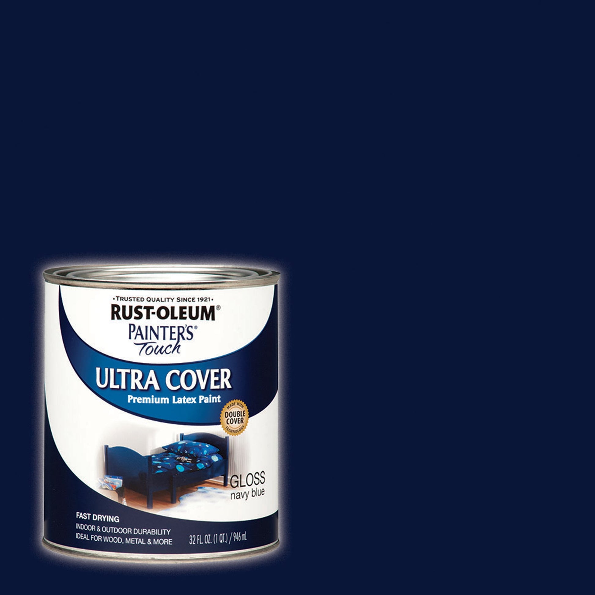 Navy Blue, Rust-Oleum Painter's Touch Ultra Cover Gloss, Quart, 2 Pack