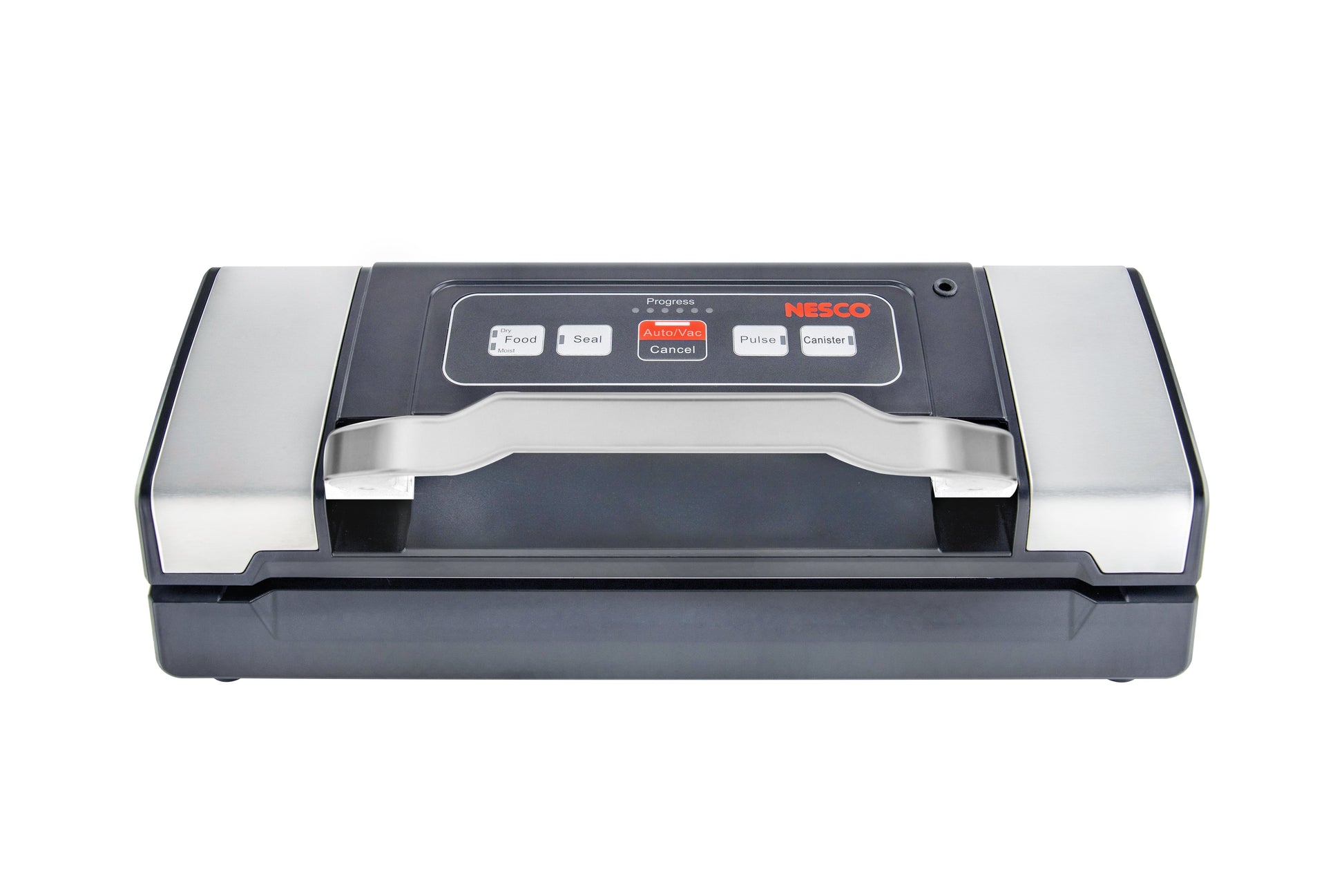 NESCO Compact Vacuum Sealer Machine - Powerful Food Sealing With Moist and Pulse Modes, Accessory Port, Includes 10 Pre-Cut Bags, VS-09