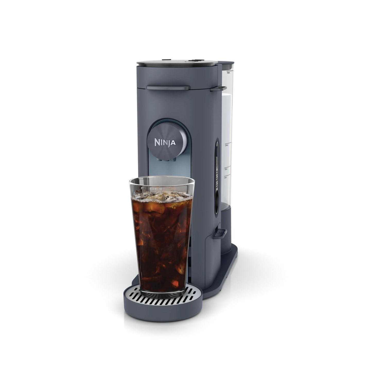 Ninja Pods & Grounds Hot & Iced Single-Serve Coffee Maker, K-Cup Pod Compatible, Rapid Cold Brew, PB045CY, Cyberspace