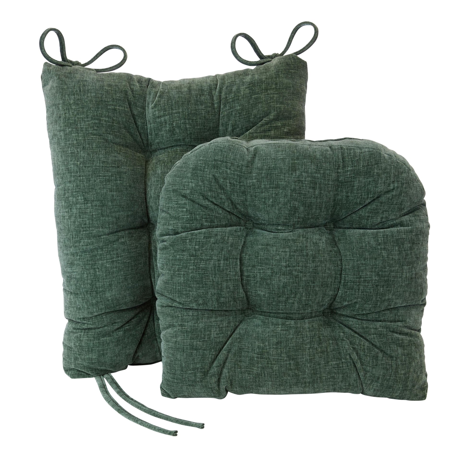 Non-Slip, Gripper Plush Rocking Chair Cushion Set