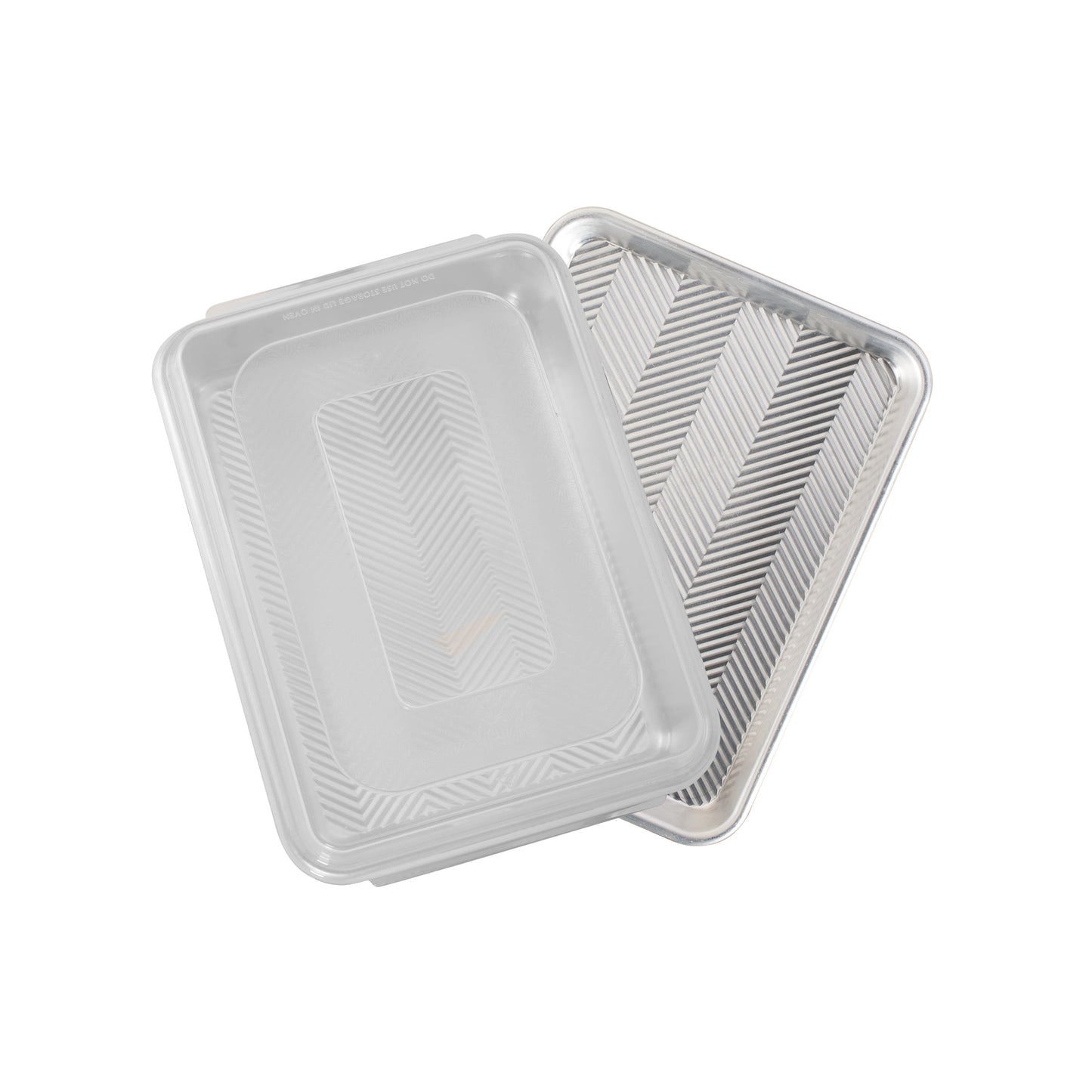 Nordic Ware 3pc Prism Aluminum Baking Sheet Set, 9x13, Quarter Sheet, and Lid