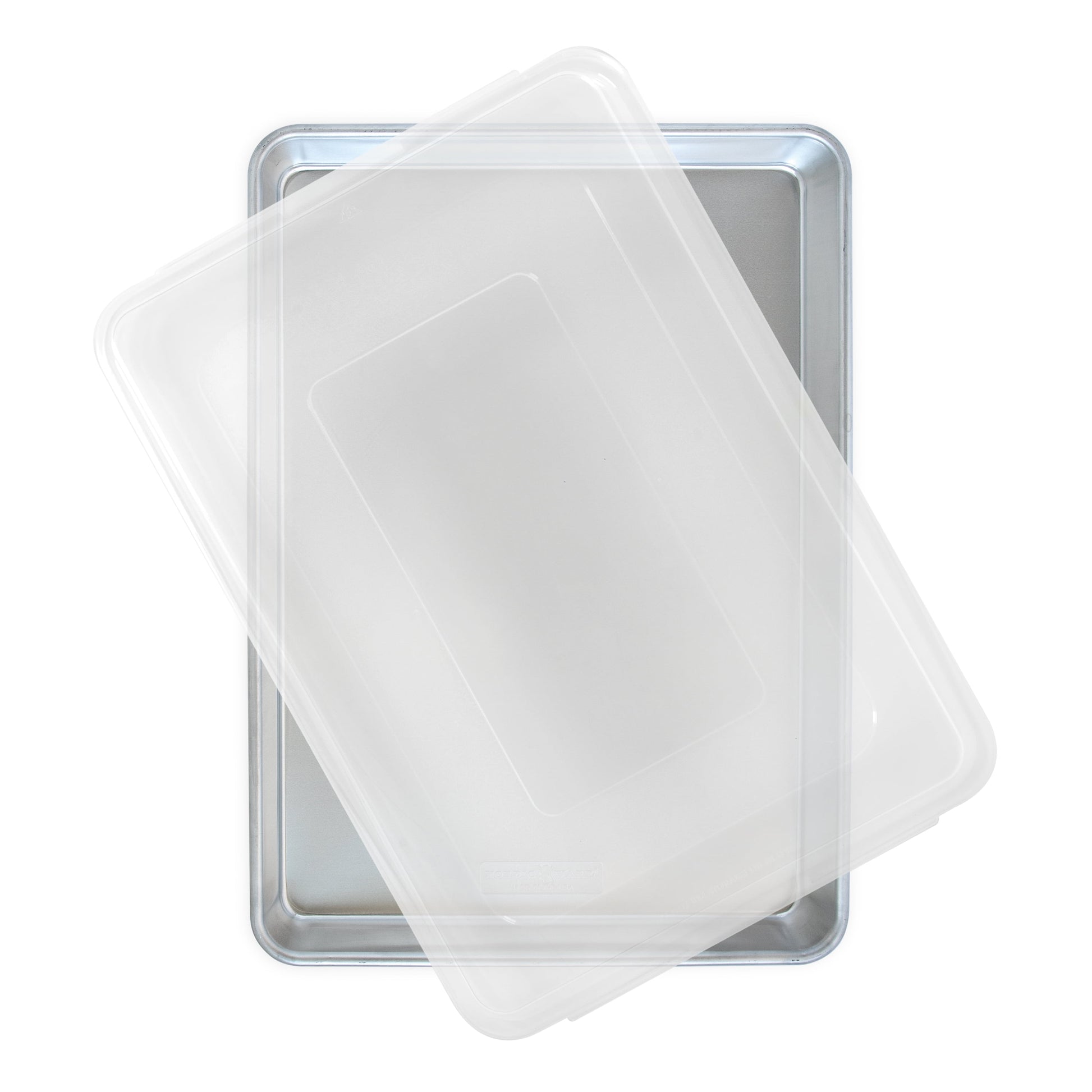Nordic Ware Natural Aluminum Big Batch Sheet with Lid, Silver