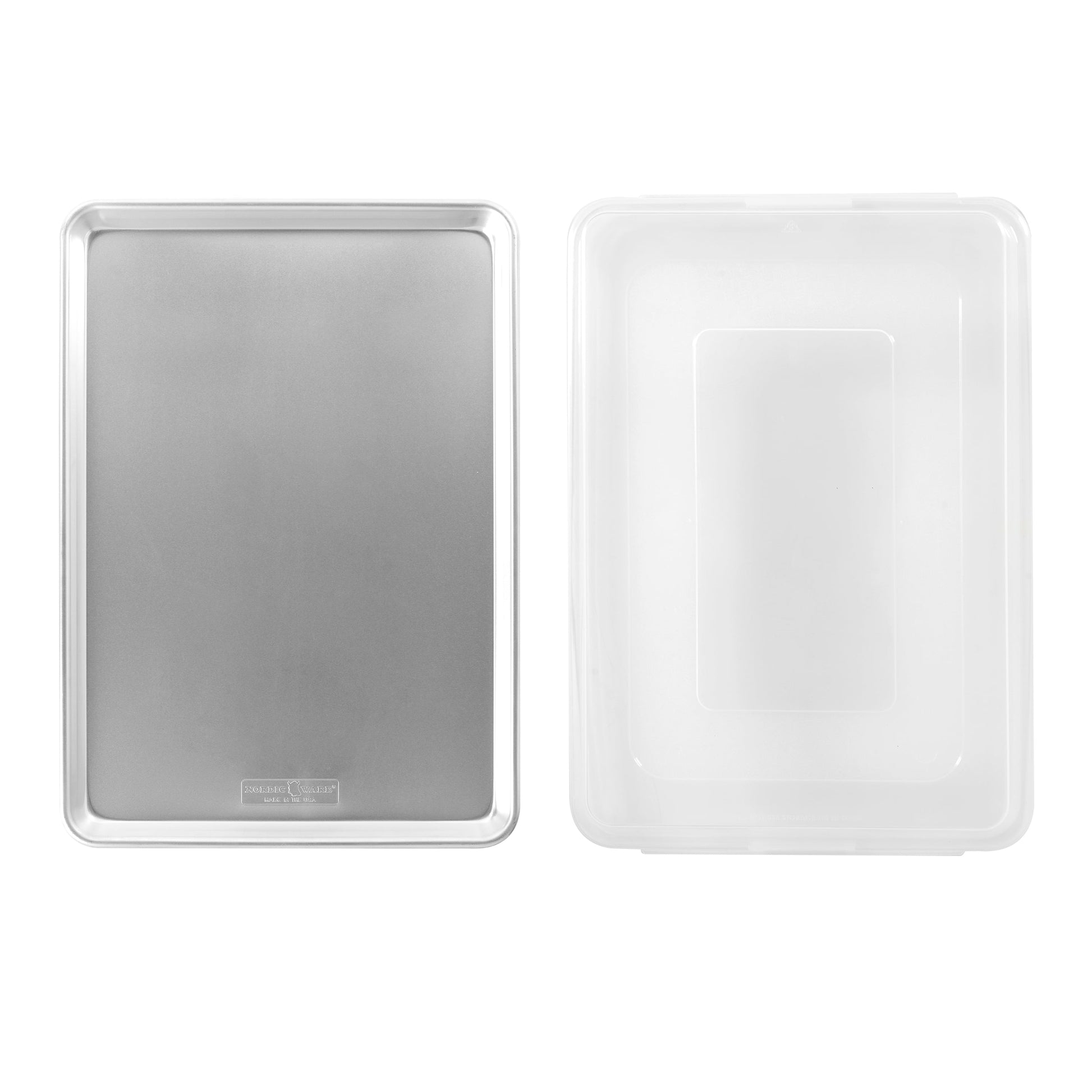 Nordic Ware Natural Aluminum Big Sheet with Lid, Silver