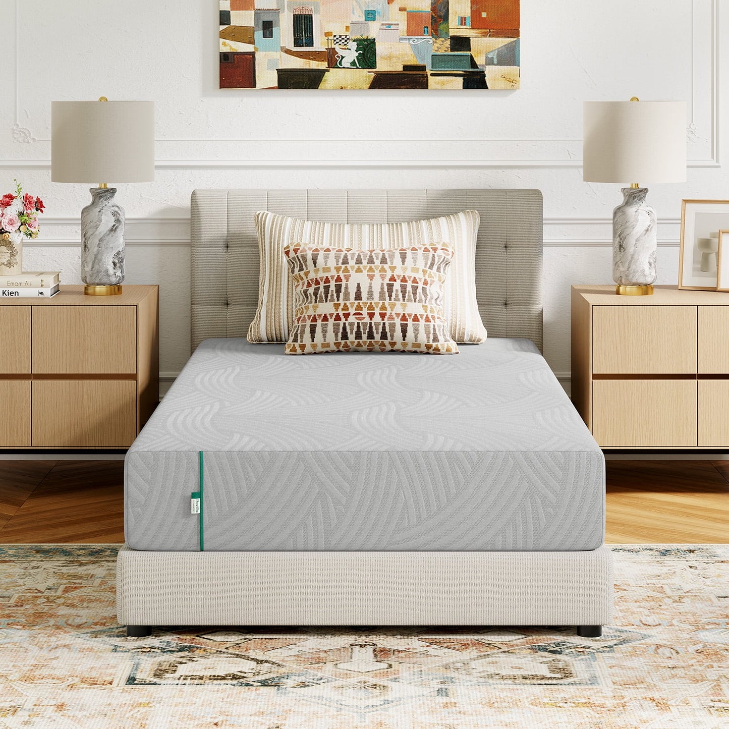 Novilla Atease ColchÃ³n de Memory Foam para Adultos de 8" TamaÃ±o Twin, Firmeza Media