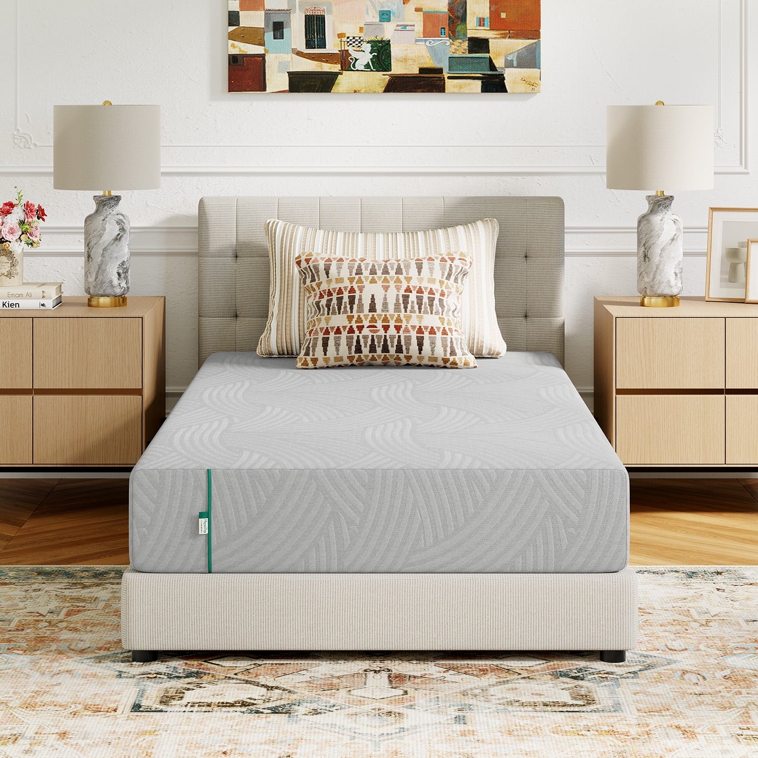 Novilla Atease ColchÃ³n de Memory Foam para Adultos de 8" TamaÃ±o Twin, Firmeza Media