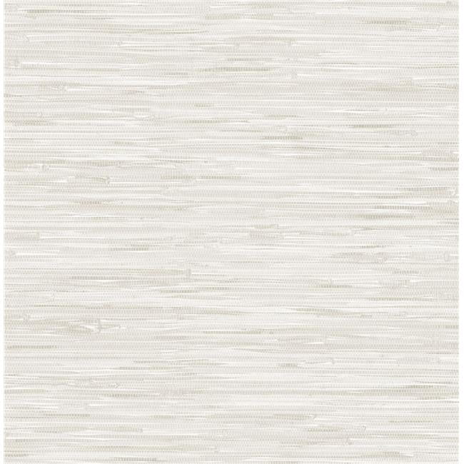 NuWallpaper Cream Grassweave Raised Ink Vinyl Peel And Stick Wallpaper, 216-in by 20.5-in, 30.75 sq. ft.