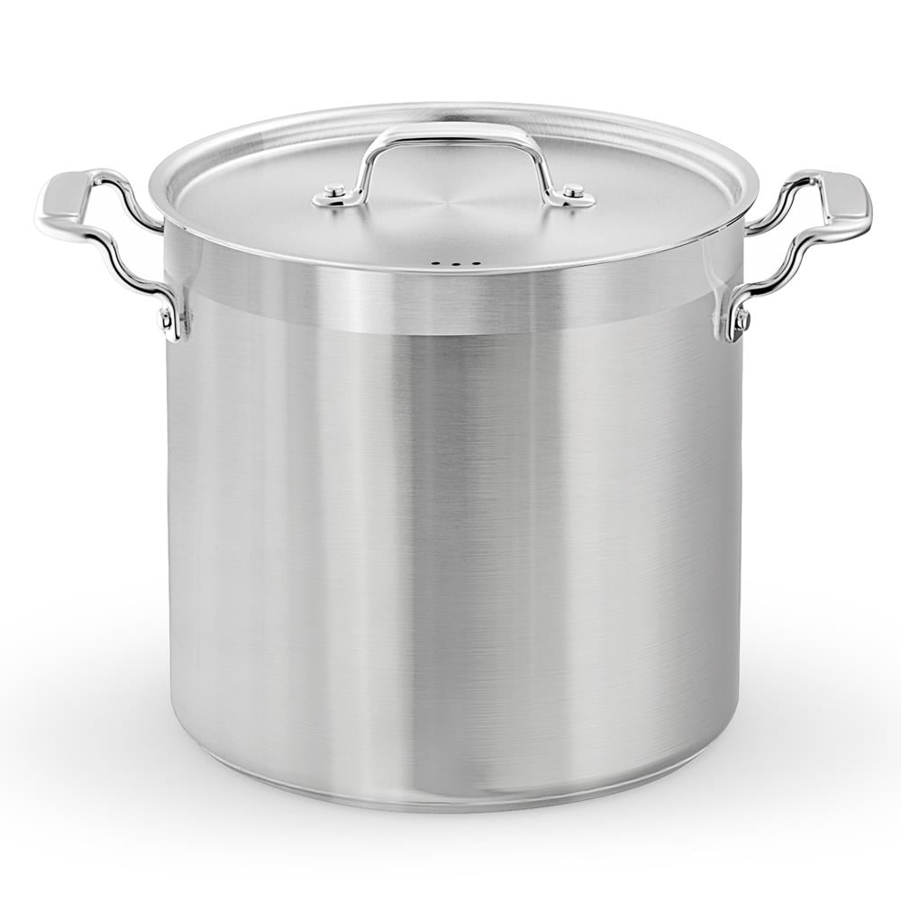 NutriChef 16-Quart Stainless Steel Large Stockpot.