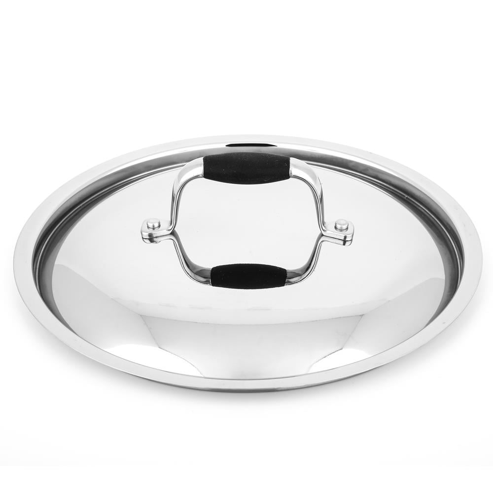 NutriChef Stainless Steel Dutch Oven Lid Sturdy & Durable Stain-Resistant 3 Quart Kitchen Cookware