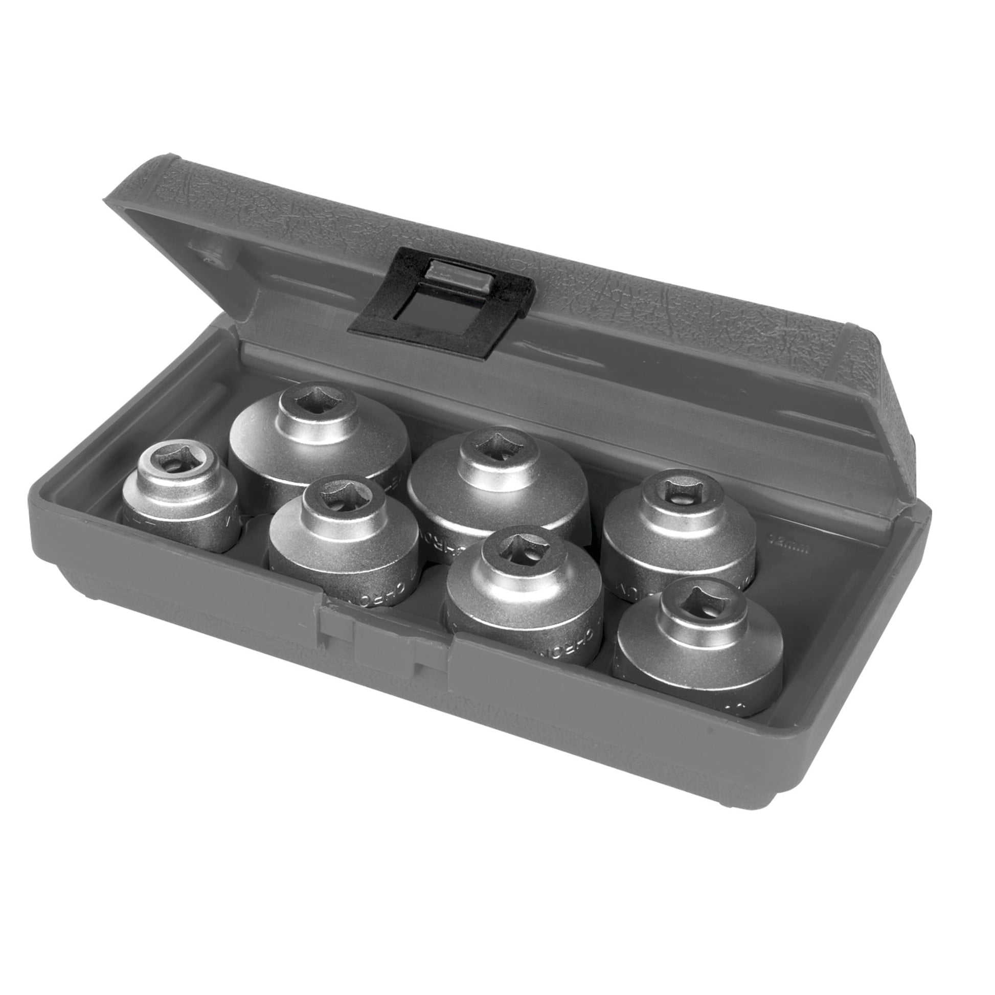 Performance Tool W54085 Oil Cartridge Socket Set (24 27 29 30 32 36 and 38mm Sizes)