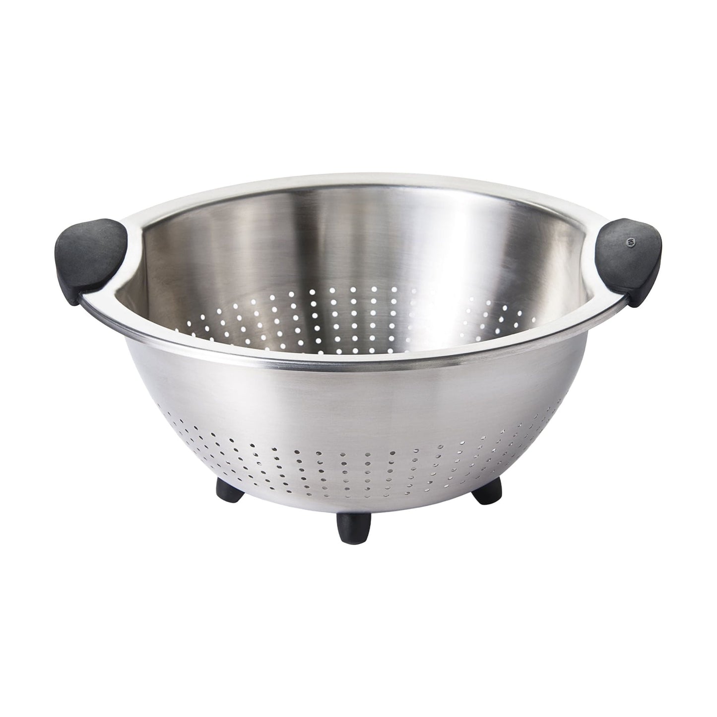 OXO SoftWorks 5 Quart Stainless Steel Colander with Soft Non-Slip Handles and Elevated Base