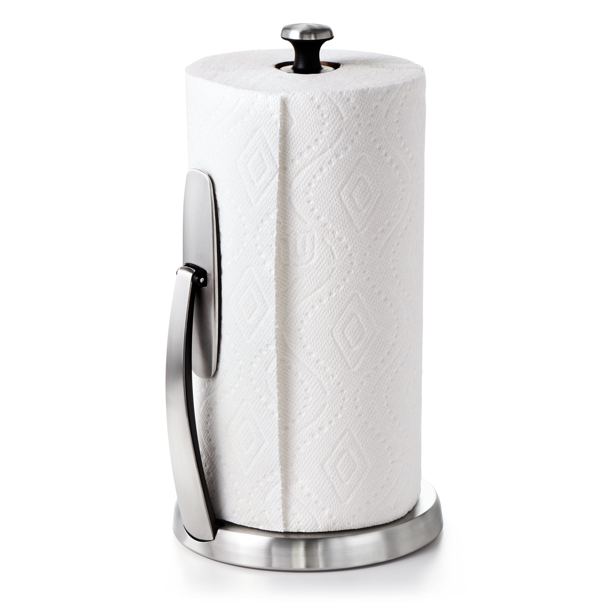 OXO Stainless Steel Simply Tear Countertop Paper Towel Holder